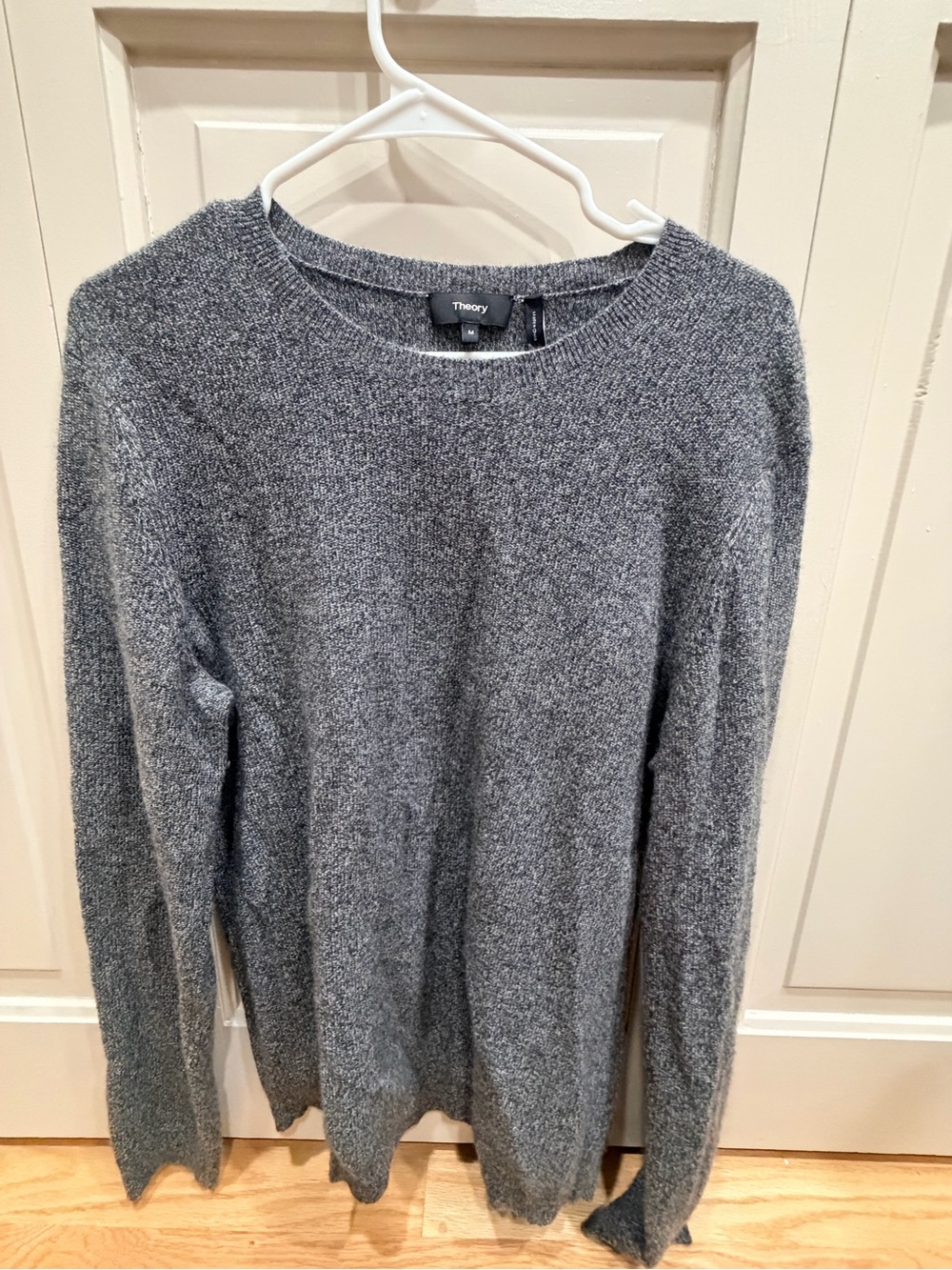 Theory Men's Crewneck Sweater in Heather Gray